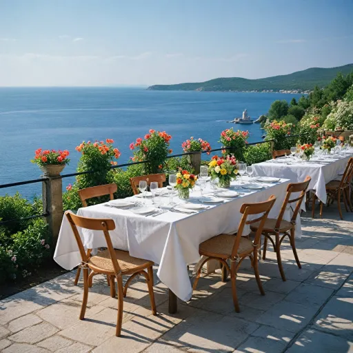 Seaside restaurants in Croatia: private events and full-service catering for unforgettable celebrations