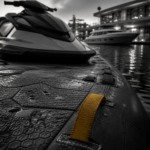 Why a Paradise Pad inflatable floating dock for jet ski belongs in every luxury boat hotel