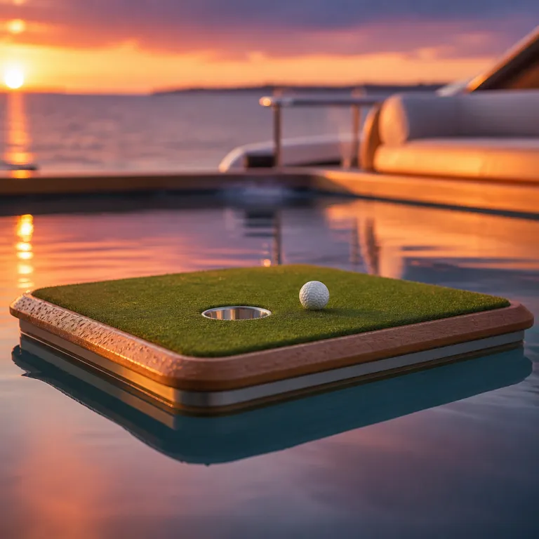 How a floating golf green for your pool elevates luxury boat hotel stays